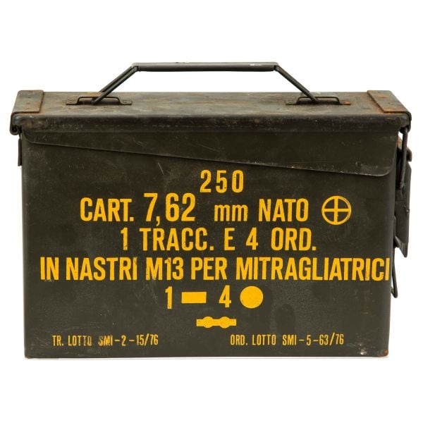 Cassetta porta munizioni Mis.1 US M19A1 Cal.30/7.62 usata