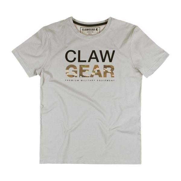 T-Shirt Mc Tee marca ClawGear light grey
