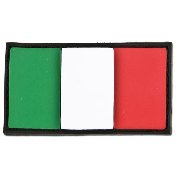 Patch 3D in gomma bandiera italiana