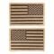 Patch bandiera degli Stati Uniti con velcro deserto