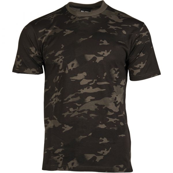 T-Shirt bambino marca Mil-Tec multitarn nero