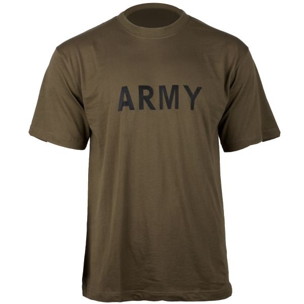 T-Shirt Army marca MFH verde oliva