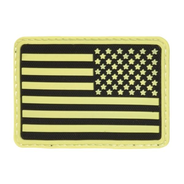 Patch 3D Bandiera USA Hazard 4 lato destro luminescente