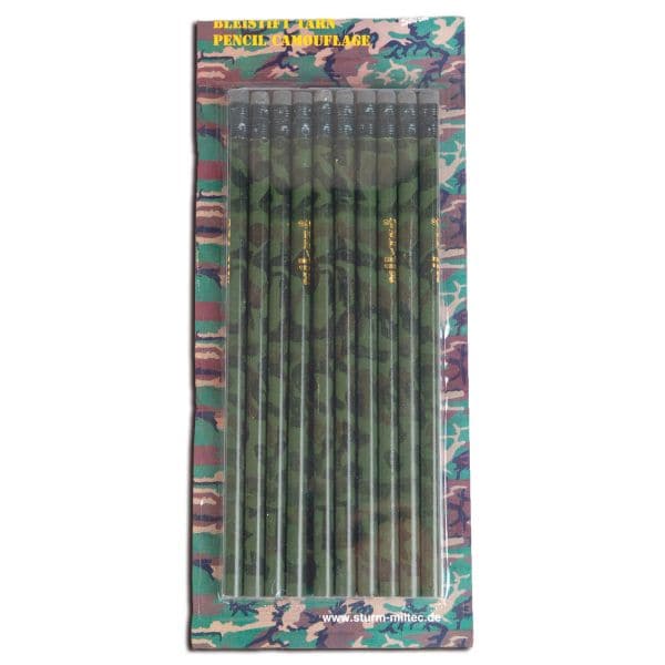 Camo pencils (10 pieces)