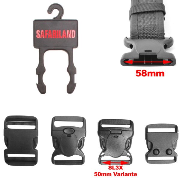 Safariland Koppel-Aufhänger für Standard-Gürtelschließen 50 mm
