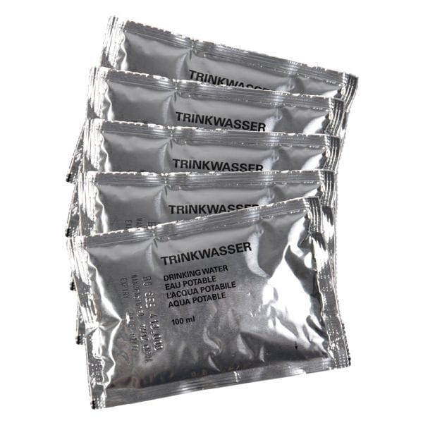 Bustine monodose di acqua potabile BW 5 x 100 ml