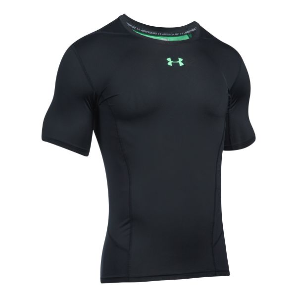 T-Shirt Fitness HG Superevent, UA, nero/verde