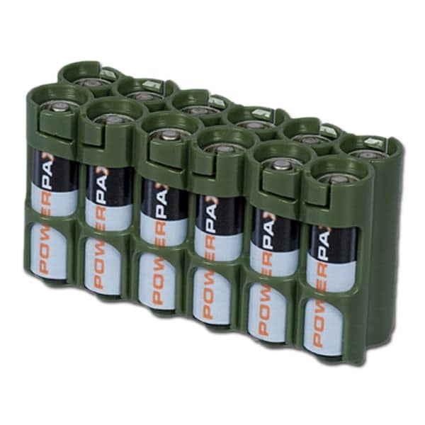 Portabatterie Powerpax 12 x AA oliva