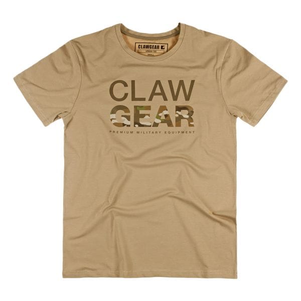 T-Shirt Mc Tee marca ClawGear kaki