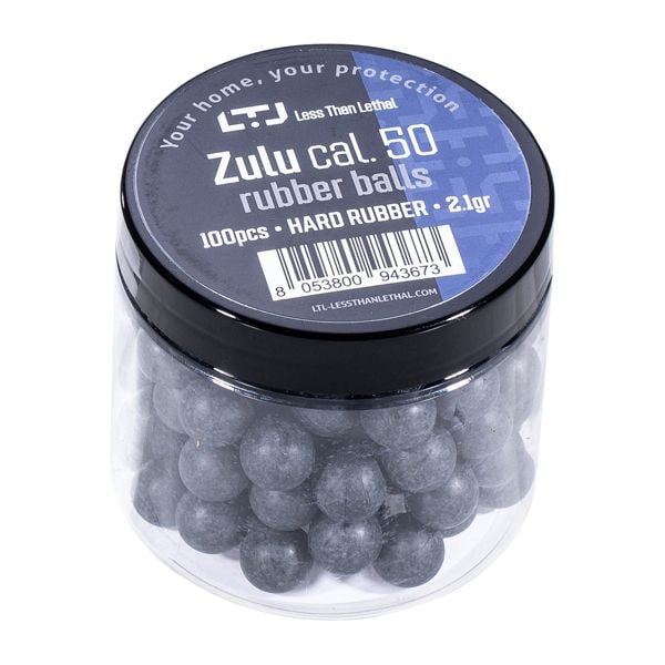 LTL Zulu Standard Rubber Balls Kaliber .50 100 St.