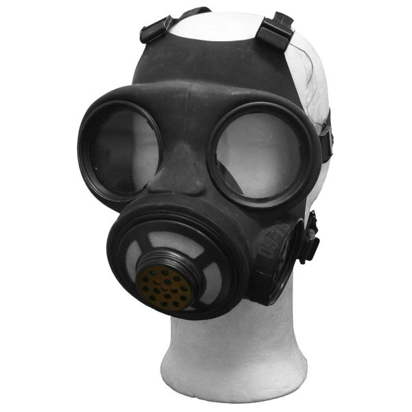 Maschera a gas britannica usata