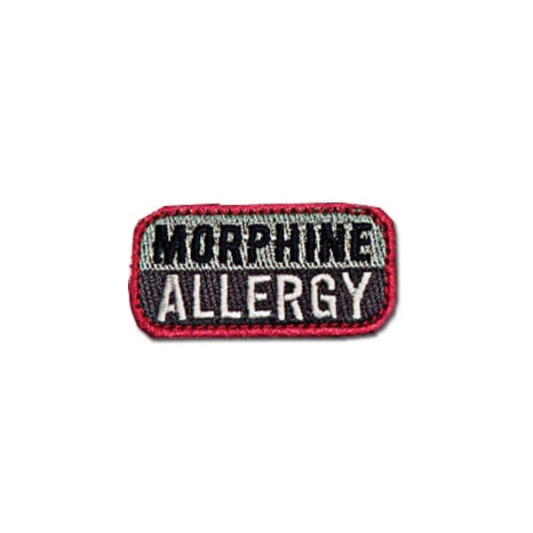 Patch MilSpecMonkey Morphine Allergy acu