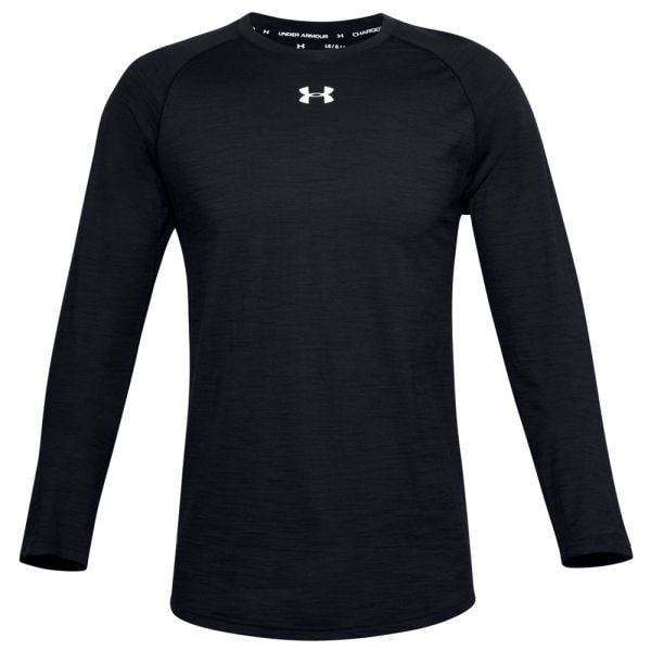 Maglia manica lunga Under Armour Charged Cotton LS nera