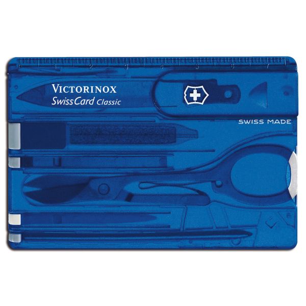 Victorinox Multitool Swiss Card blu