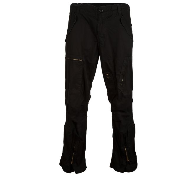 Pantaloni Aviator Mil-Tec nero lavato