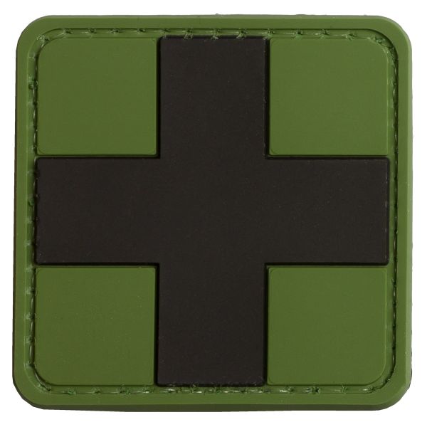 Patch 3D TAP Croce rossa Medic verde oliva- nero