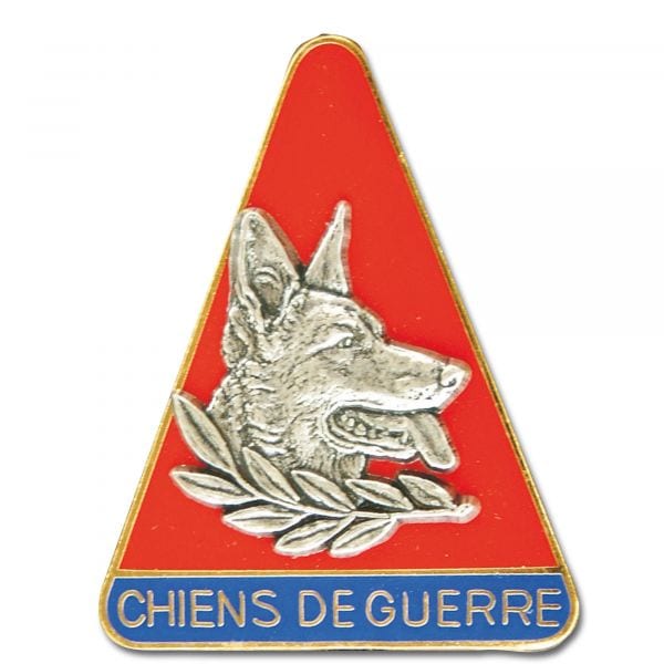 French metall insignia Chiens de Guerre