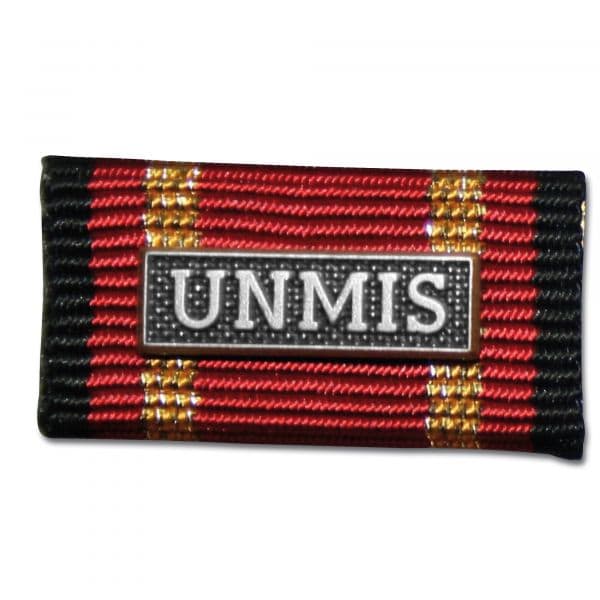 Label Pin Auslandseinsatz UNMIS silber