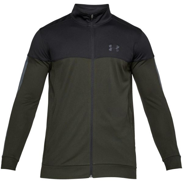 Giacca Sportstyle Pique marca Under Armour verde oliva