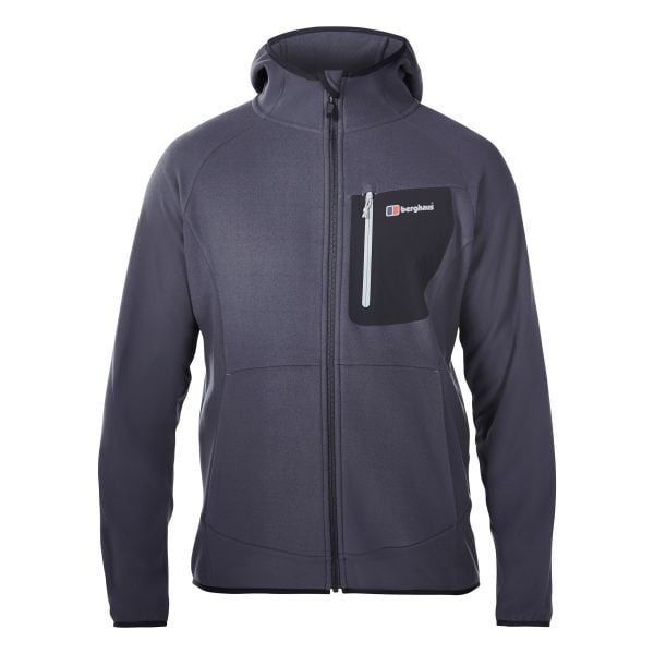 Giacca in pile, serie Deception FZ, marca Berghaus, carbone