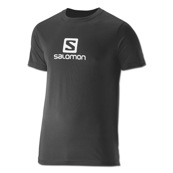 T-Shirt Cotton Tee marca Salomon colore nero/bianco
