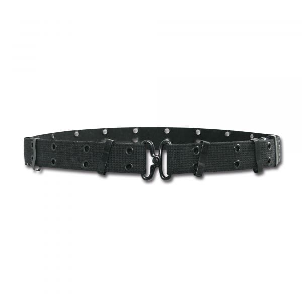 Mini cintura con fori, colore nero
