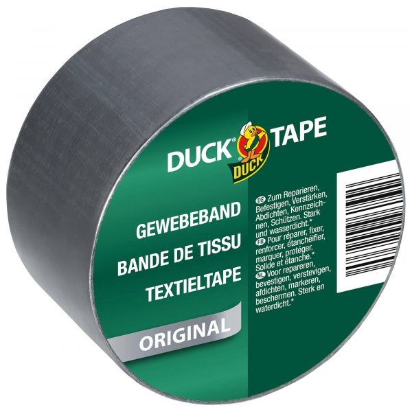 Duck Tape Gewebeband 50 mm x 5 m silberfarben