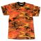 T-shirt MMB-camo-arancio
