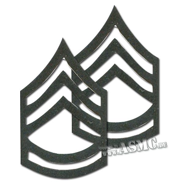 Distintivi di rango in metallo Sergente Maggiore F.C. US