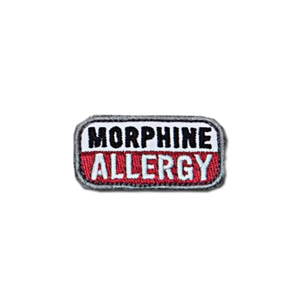 Patch MilSpecMonkey Morphine Allergy medical