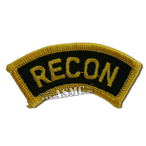 Insignia tab patch Recon gold/black