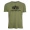 T-Shirt marca Basic Alpha Industries verde oliva