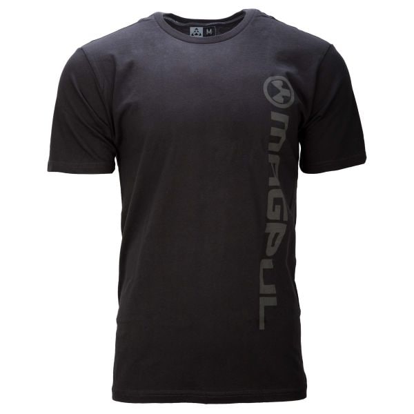 T-Shirt Fine Cotton Vert Logo colore nero