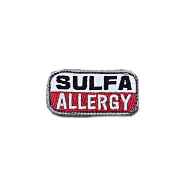 Patch MilSpecMonkey Sulfa Allergy medical