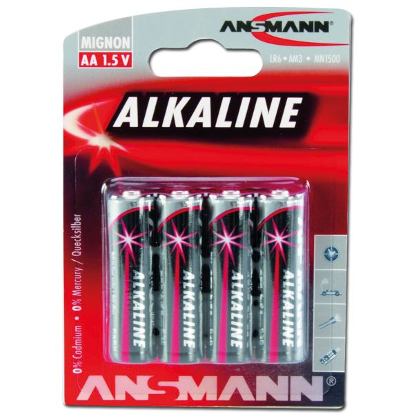 Batterie Ansmann Mignon AA Red-Line 4er-Pack