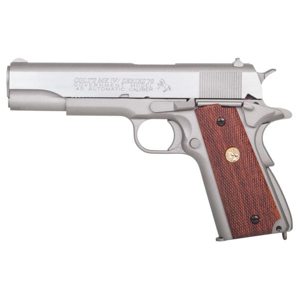 Pistola softair KWC Colt MK IV Series 70 CO2 BB 1.1 J argento