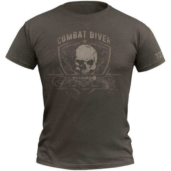 T-Shirt 720gear Combat Diver army verde oliva