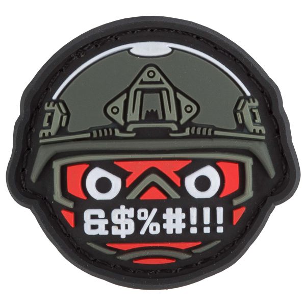 Patch 3D PVC TacOpsGear Tacticons Nr.10 Angry Smiley Emoji
