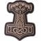 Patch 3D martello di Thor marca JTG coyote brown