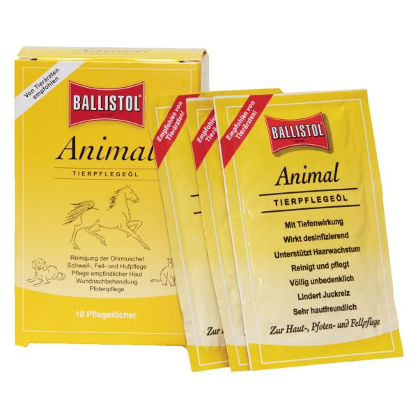 Salviettine Animal marca Ballistol confezione da 10 pz.i