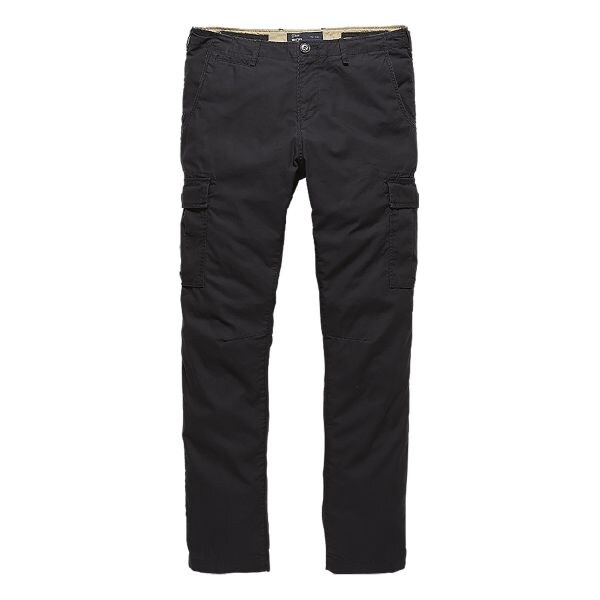 Pantaloni mallow Vintage Industries colore nero
