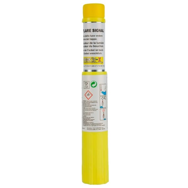 Fiaccola fumogeno d'emergenza Smoke-X SX-13 colore giallo