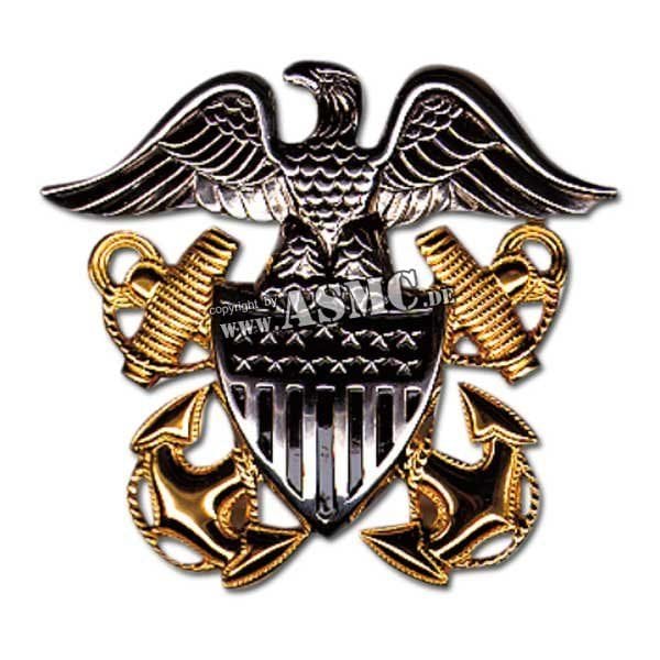 Cap distintivo ufficiale US Navy