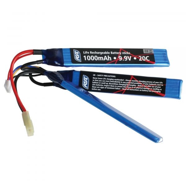 Batteria a triplo stick softair ASG 9.9V 1000 mAh LI-FE