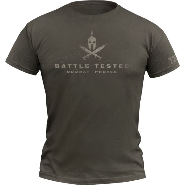 T-Shirt 720gear Battle Tested army verde oliva