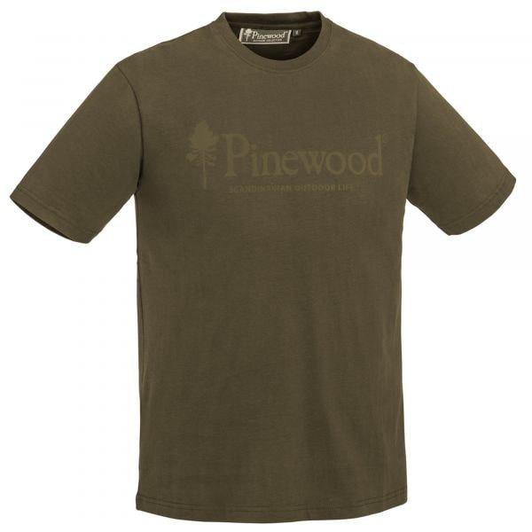T-Shirt marca Pinewood Life Outdoor verde oliva