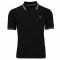 T-Shirt a polo Twin Stripe II marca Alpha Industries nero/bianco
