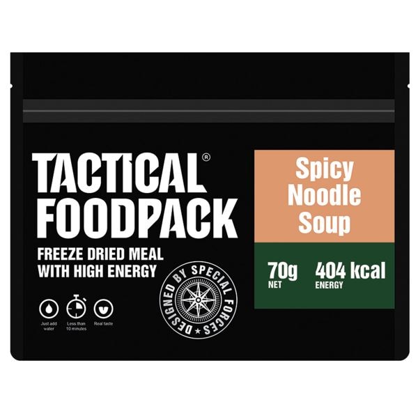 Cibo da outdoor Tactical Foodpack zuppa di pollo e pasta