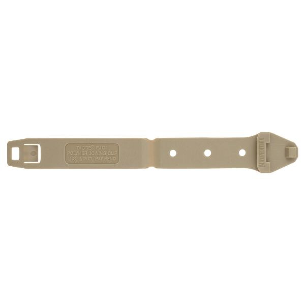 Clip in polimero TacTie Maxpedition PJC3 Joining tan
