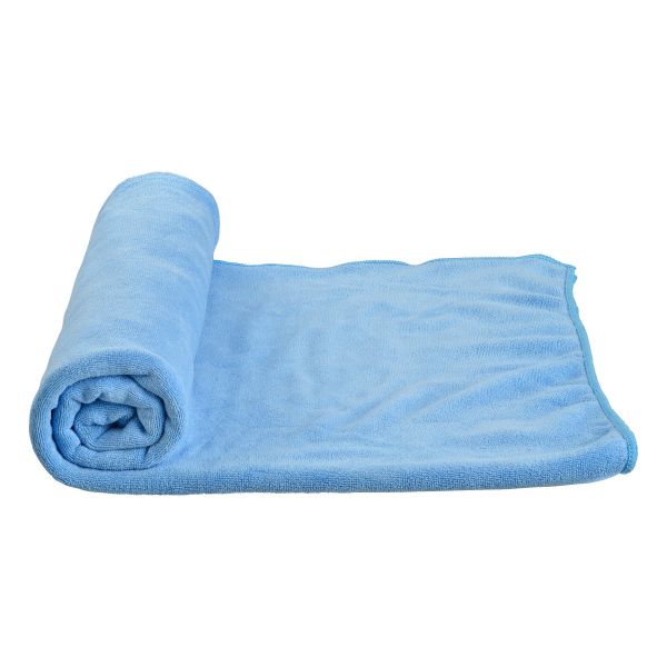 Asciugamano in microfibra Care Plus colore blu